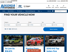 Tablet Screenshot of nashuahyundai.com